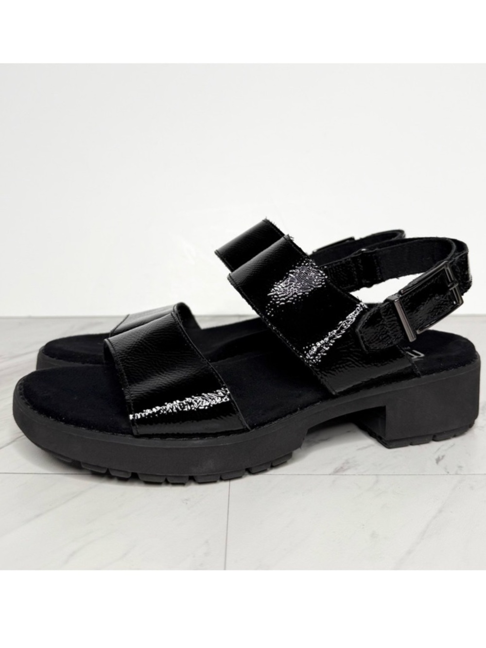Munro Teagan Black Sandal 7W